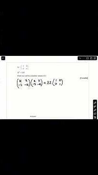 Multiplication and Identity Matrix | GCSE Further Maths #gcsemaths #aqa #exam #education #functions