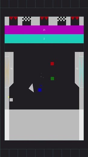 Square Race - One Wrong Move and It's Over #physics #box2d #squarerace
