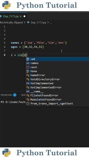 Pair Data Instantly In Python | Python Tutorial