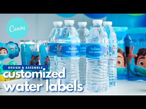 How to Design Custom Water Bottle Labels