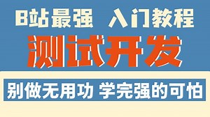B站最强测试开发教程：Django Pytest Vue搭建在线测试平台，学完强的可怕，工作效率直接翻十倍！！