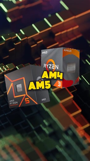 AM4 vs. AM5 Son los zócalos (sockets) en la placa madre donde se instala el procesador AMD Ryzen. 1️⃣ Diferencia Fundamental: El Socket Físico 🟢 AM4 (Generación Antigua): Utiliza un diseño PGA (Pin Grid Array). Los pequeños pines delicados se encuentran directamente en la parte inferior del procesador. 🟠 AM5 (Generación Nueva): Utiliza un diseño LGA (Land Grid Array), similar a Intel. Los pines se han movido del procesador a la placa madre. Esto hace que el procesador sea más robusto y reduce