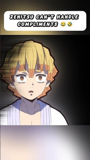 Tanjiro Compliments Zenitsu 😂🤣 | The most relatable reaction ever 😂 | Demon Slayer