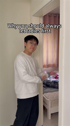 Why you should always let ladies first #funny #happy #shorts