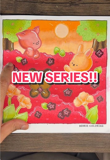 🚨new series alert!!🚨 hiiii friends!! 😍 i’ve missed you lots. coloring over my black lines has been my latest obsession & i wanted to challenge myself to complete a whole coloring book in this style. i think we’re off to a great start. as always thanks for your patience with me & i hope you enjoy this video. 🥹 i’m not sure how i want to tackle the pages in this book.. go in order? go at random? should you guys pick in the comments? pick out of a cup? let me know what you think in the comments