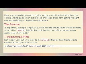 How to Show/Hide Elements Based on Button Clicks with jQuery