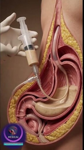 How a Gastrostomy Tube Works | PEG Tube Feeding Explained (3D Animation)
