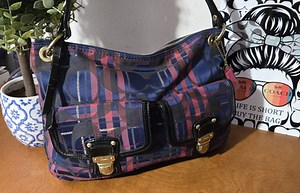 Coach Poppy 2012 Hippie Tartan Shoulder Bag Used 21622 Authentic | eBay
