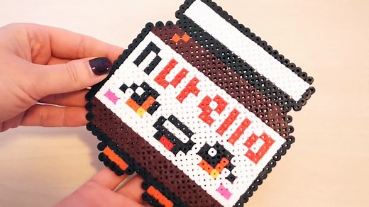 ❤ NUTELLA ❤ DIY KAWAII CON HAMA BEADS PYSSLA