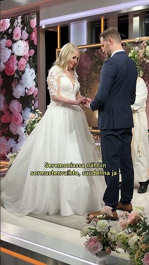 Minna ja Mikko menivät naimisiin Huomenta Suomen suorassa lähetyksessä!