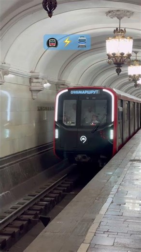 Moscow metro train Exhibition #russia #subwaytrain #moscow