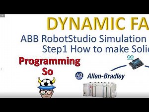 ABB RobotStudio Simulation A to Z Step1. How to create Solid #SmartComponent