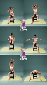 190K views · 2.8K reactions | Chair Core Workout You Can Do Anywhere...