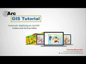 Automatic digitizing on ArcGIS using ArcScan toolbar