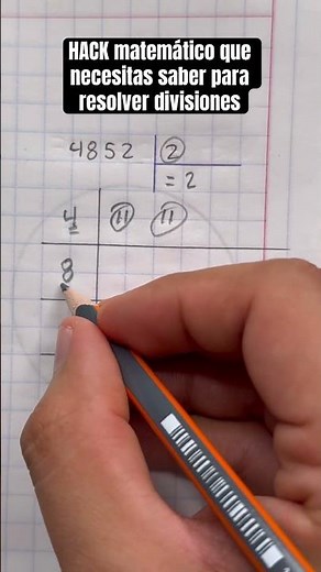 HACK matemático que necesitas saber para resolver divisiones fácil
