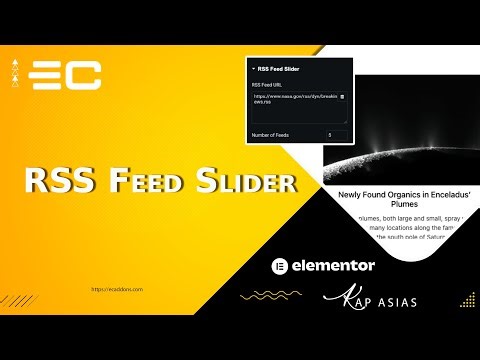 RSS Feed Slider for Elementor | Display Any External Feed in a Modern Slider