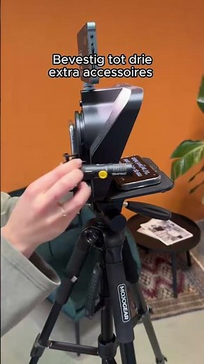 Hoe gebruik je een autocue voor smartphone? #contentcreators #teleprompter #smartphonegadgets
