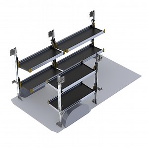 ProMaster 159"/159"" Ext WB Van Delivery Shelving Package "
