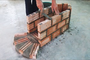 2.1K views · 63 reactions | Unique 2-in-1 ideas fish wood stove design from red brick and cement at home | Craft Life | Facebook