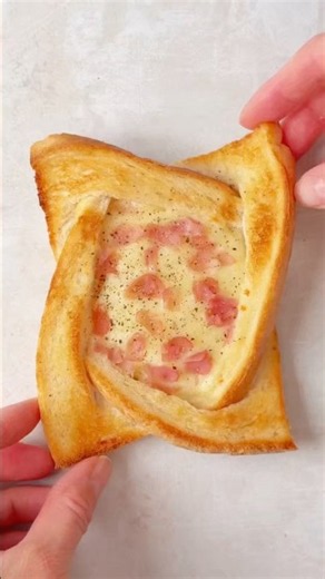 Ham & Cheese Twisted Toast