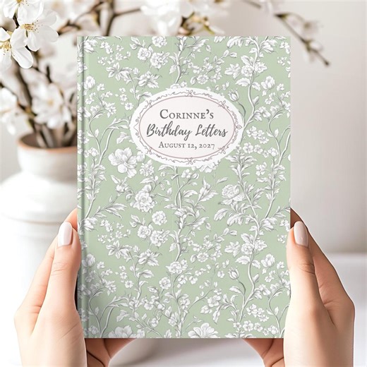 Personalized Birthday Letters Book, Letters to My Daughter Keepsake, Custom New Mom Memory Journal, Birthday Gift, Time Capsule Book - Etsy