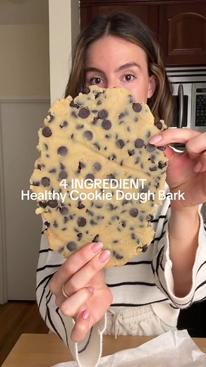 Healthy Cookie Dough Bark Recipe | Vegan, Gluten-Free, Low Sugar