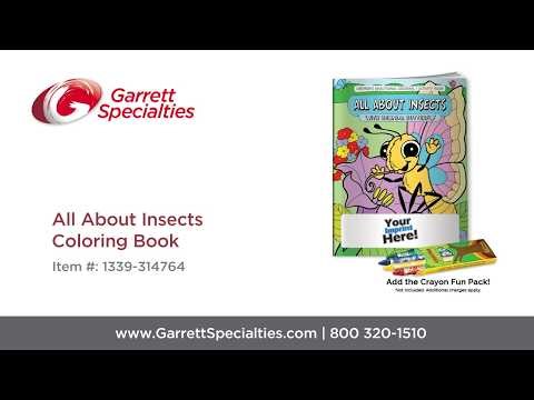 All About Insects Coloring Book