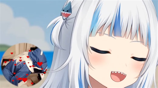 panpiano on Instagram: "See you, Gura~~ Wishing you only happy days ahead! 🐟💙"