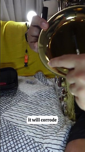 How to remove rust/spot removal and maintenance sa saxophone #saxophone #rustprevention