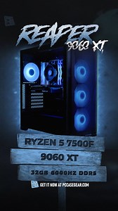 PCCG Ready to Ship Gaming PC - REAPER 9060 XT | PC Case Gear