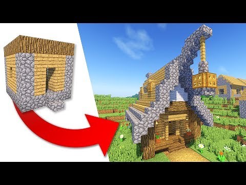 JAK PRZEBUDOWAĆ MAŁY DOMEK VILLAGERÓW! | MINECRAFT