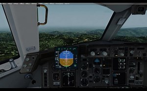 模拟飞行P3DV4 757-200落地宁波栎社机场