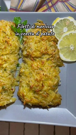 Filetti di Merluzzo in Crosta di Patate Facili