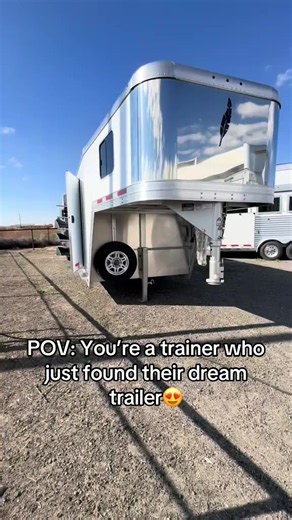 2025 Featherlite 6-Horse Premier Tack package for ALLLL the storage. #HorseTrailer #Living #rodeoready #foryourpage #fyp