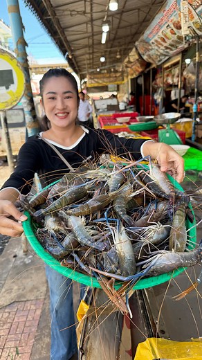 180K views · 2.6K reactions | Buy river shrimps and cooking by Sreypov | Passion Food | Facebook