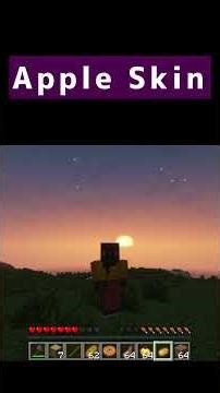 マインクラフト初心者さんにおすすめ【MOD-Apple Skin】 #ゲーム#初心者 #MOD #マインクラフト#マイクラ#shorts #apple-skin