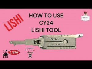 HOW TO USE CY24 LISHI TOOL FOR MOST CHRYSLER DODGE JEEP MODELS
