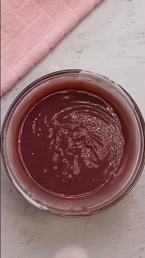 Making Ruby Chocolate Ganache - recipe in description