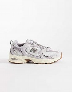 New Balance 530 patent trainers in grey | ASOS
