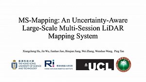 MS-Mapping: 带有不确定性估计的大尺度多会话建图
