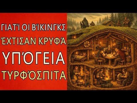 Γιατί οι Βίκινγκς έχτισαν κρυφά υπόγεια τυρφόσπιτα