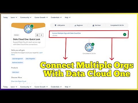 Connect Multiple Orgs with Data Cloud One | Data Cloud One: Quick Look | Quiz Solution