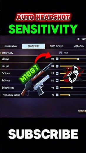 Free Fire Headshot setting 2026 ⚡ Best Sensitivity Settings ⚙️| Sensitivity + Hud Settings Free Fire