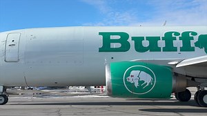 618K views · 10K reactions | Video of my father "Buffalo" Joe, hitching a ride to Edmonton this afternoon in the 怜 Boeing. Featuring: Captain Bob Kizlyk and Captain Brian Harrison. | Mikey McBryan | Facebook