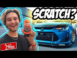 HOW TO FIX A SCRATCH ON YOUR CAR FOR BEGINNERS! (EASY) 4K Clear coat repair Nu Finish Scratch Doctor