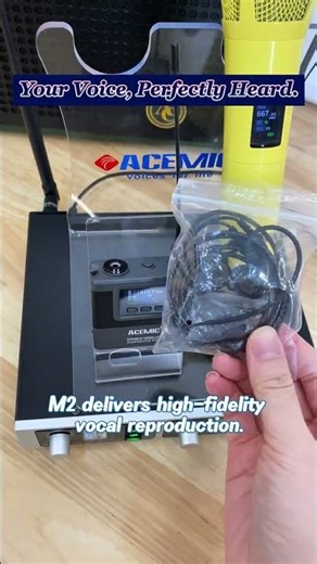 ACEMIC M2 Wireless Microphone & Stereo IEM System: The Ultimate 2-in-1 Combo for Live Performance