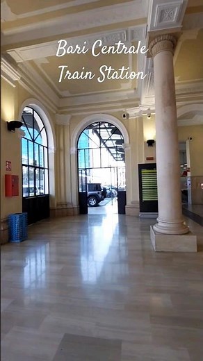 Bari Centrale Train Station - the main railway station of Bari, Italy