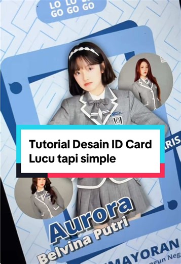 Tutorial desain id card kepanitiaan simple pakai canva, Gasampe 5 menit sih ini🔥🔥 #tutorial #desain #idcard #canva #layout #design #fypシ #foryou