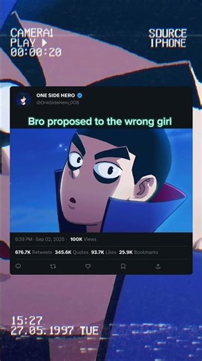 Bro proposed to the wrong girl...