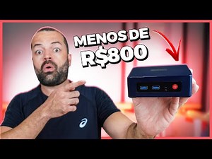 Mini PC BARATO com Windows 11 para trabalho, jogos E MUITO MAIS!